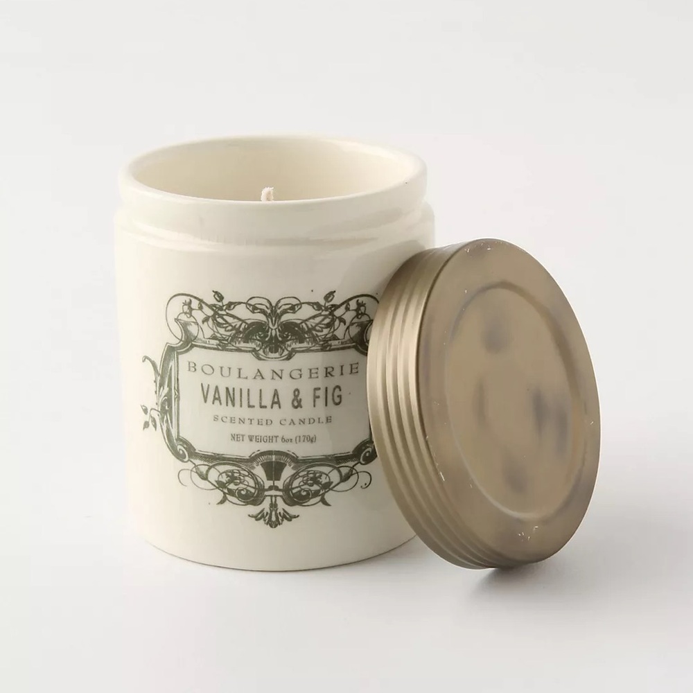 New Anthropologie Boulangerie Jar Candle - Vanilla Fig 6 oz / 170g - Picture 3 of 3